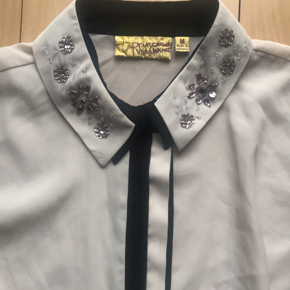 Princess Vera Wang Jeweled Blouse